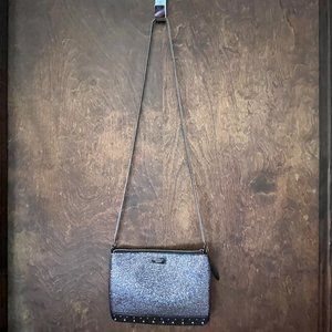 VICTORIA'S SECRET CROSSBODY GUNMETAL SILVER, DARK GRAY AND BLACK